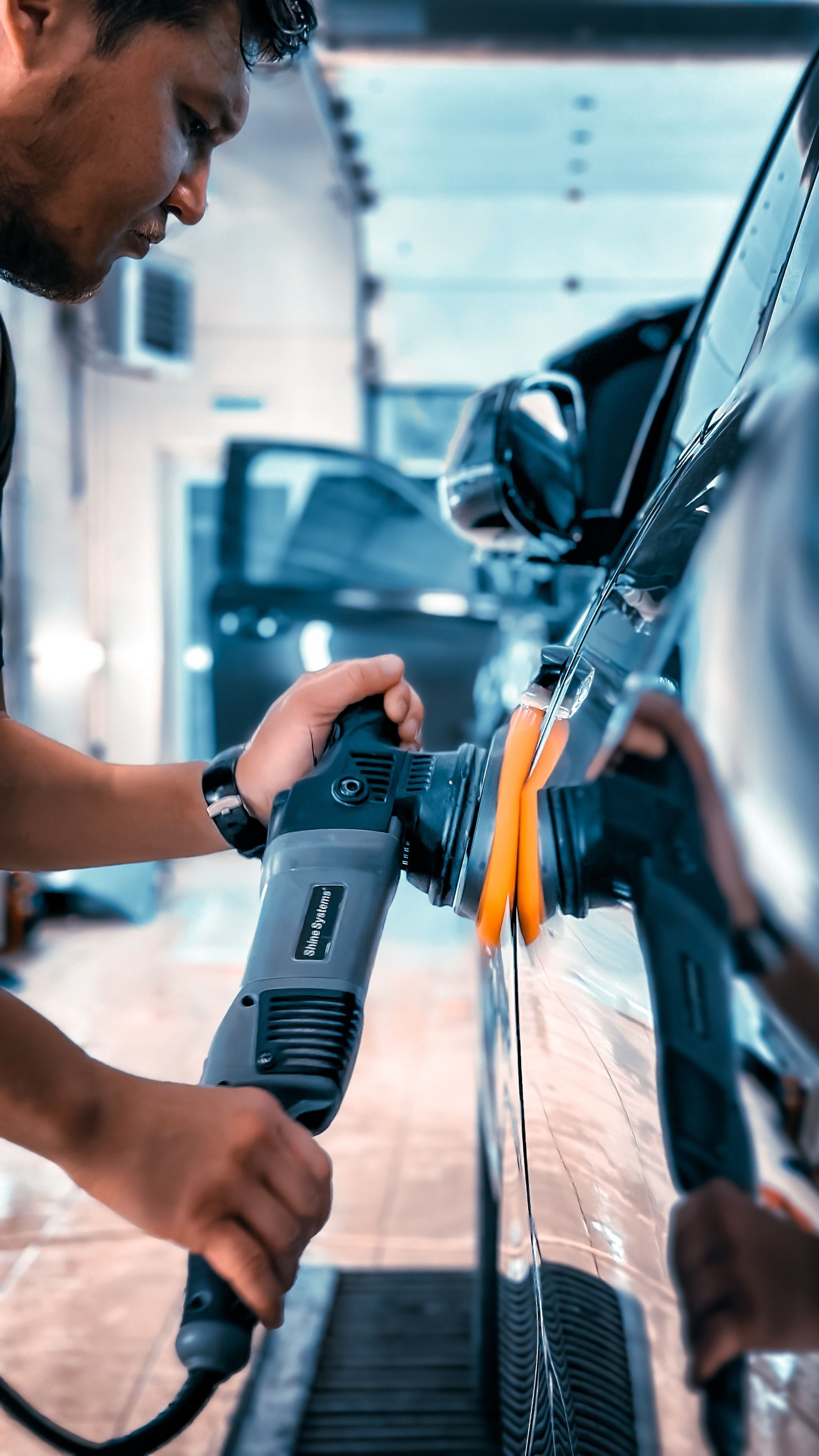 Detailing and finishing work at YG Auto Studio