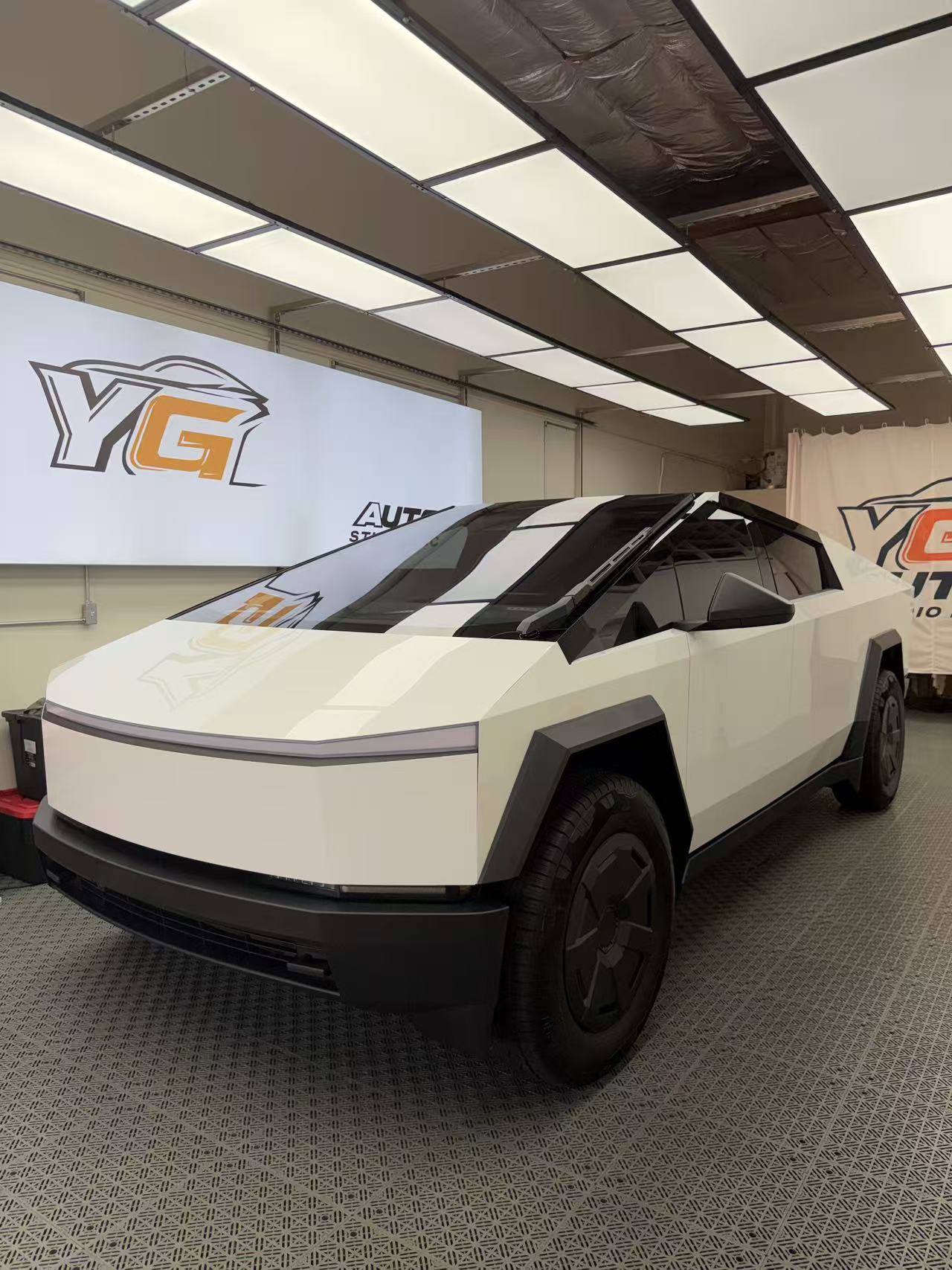 Tesla Cybertruck wrap by YG Auto Studio
